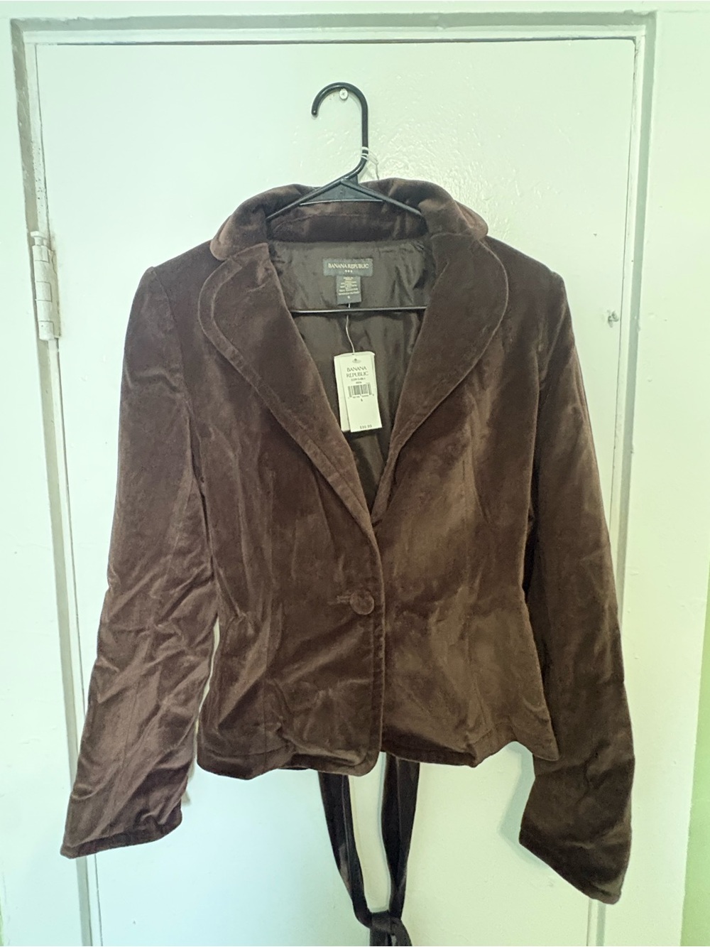 Banana Republic Brown Velvet Blazer Jacket